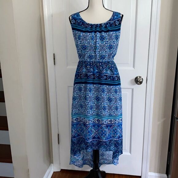 AB Studio asymmetrical maxi dress size 8 - Picture 1 of 14
